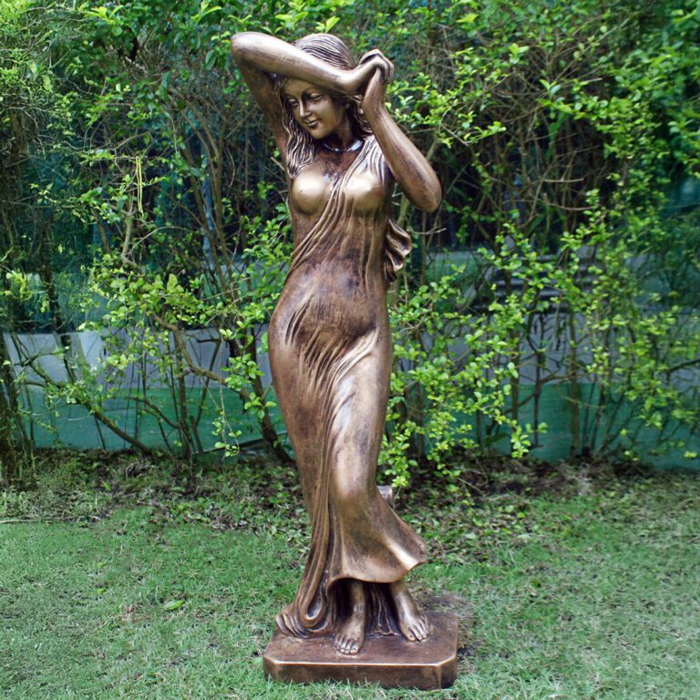 5060235334757 1 Enigma Marble Resin Vergogna Phryne Bronze 155Cm Garden Statue.jpg
